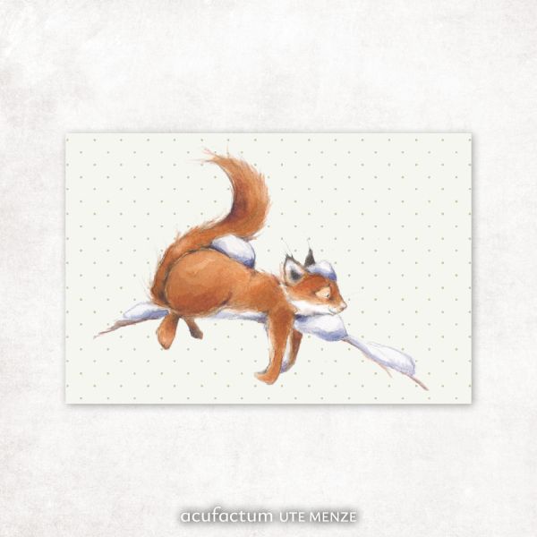 Acufactum Patch Squirrel on a Branch