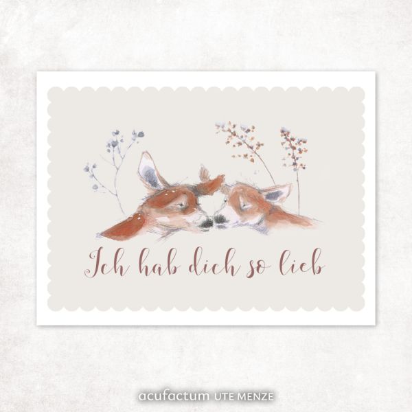 Acufactum Patch Deer Couple