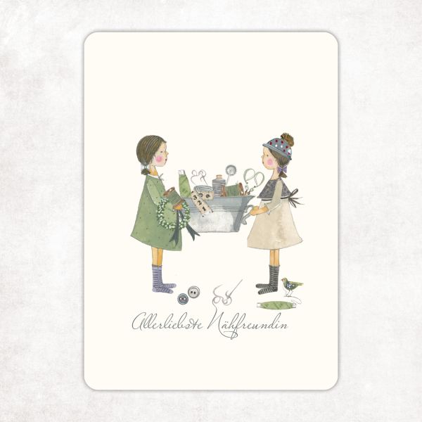 Acufactum Postcard "Dearest Sewing Friend"