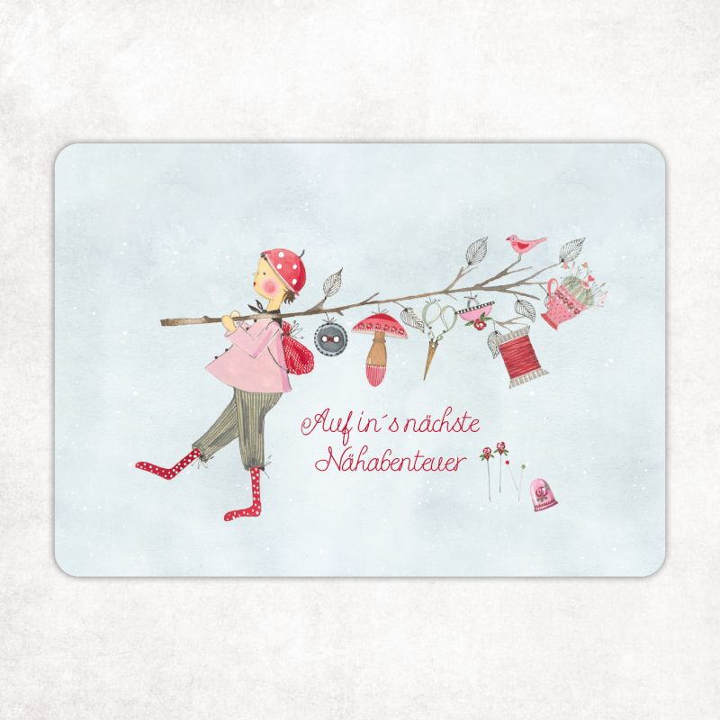 Acufactum Postcard "Sewing Adventure"