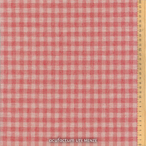 Acufactum Woven Small Check Red