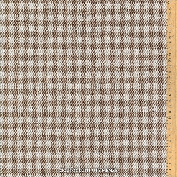 Acufactum Woven Small Check Brown