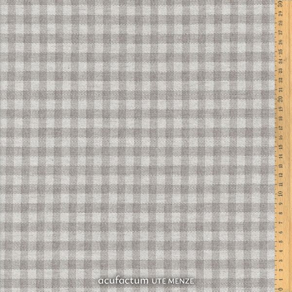 Acufactum Woven Small Check Grey
