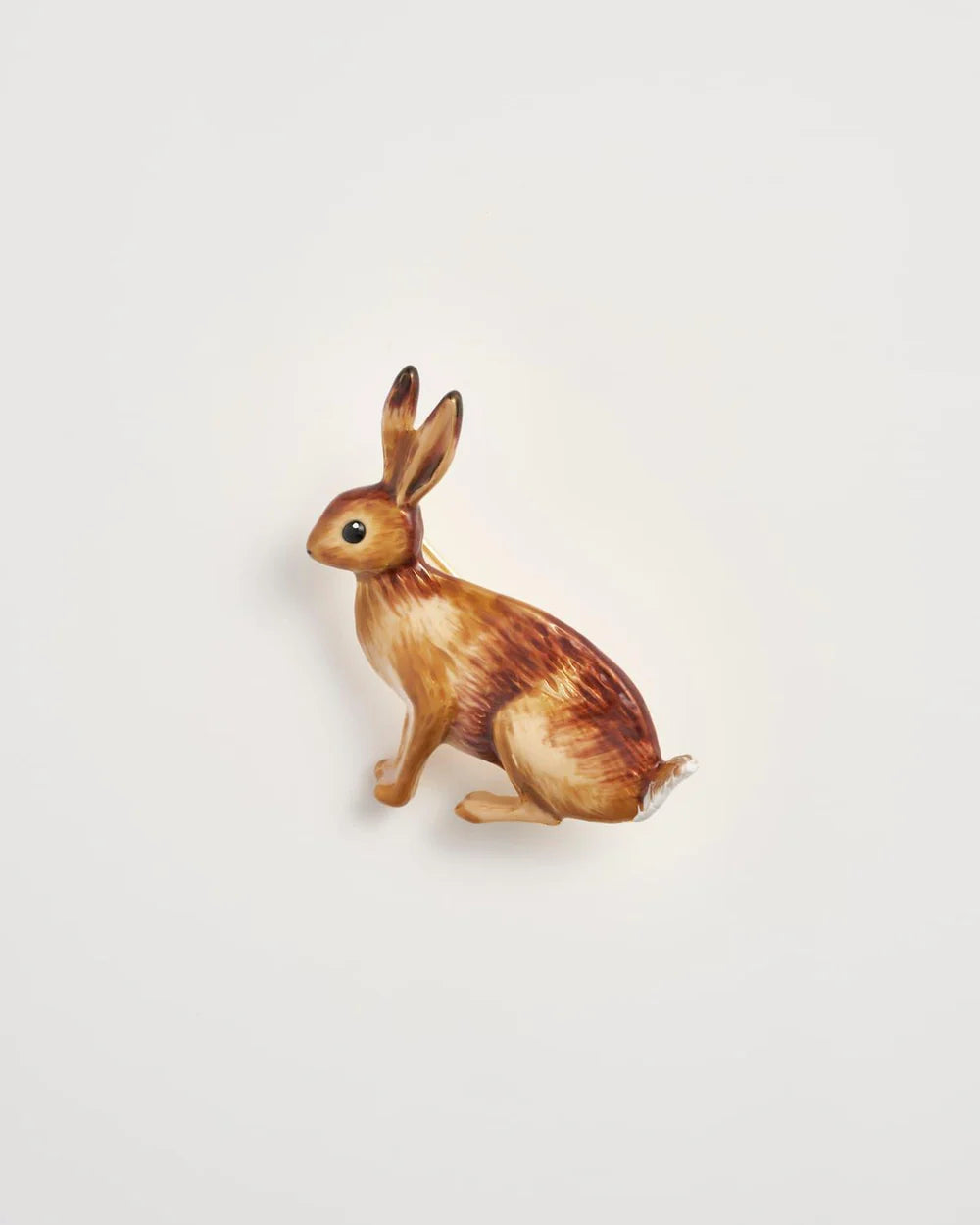 Fable England Enamel Rabbit Brooch