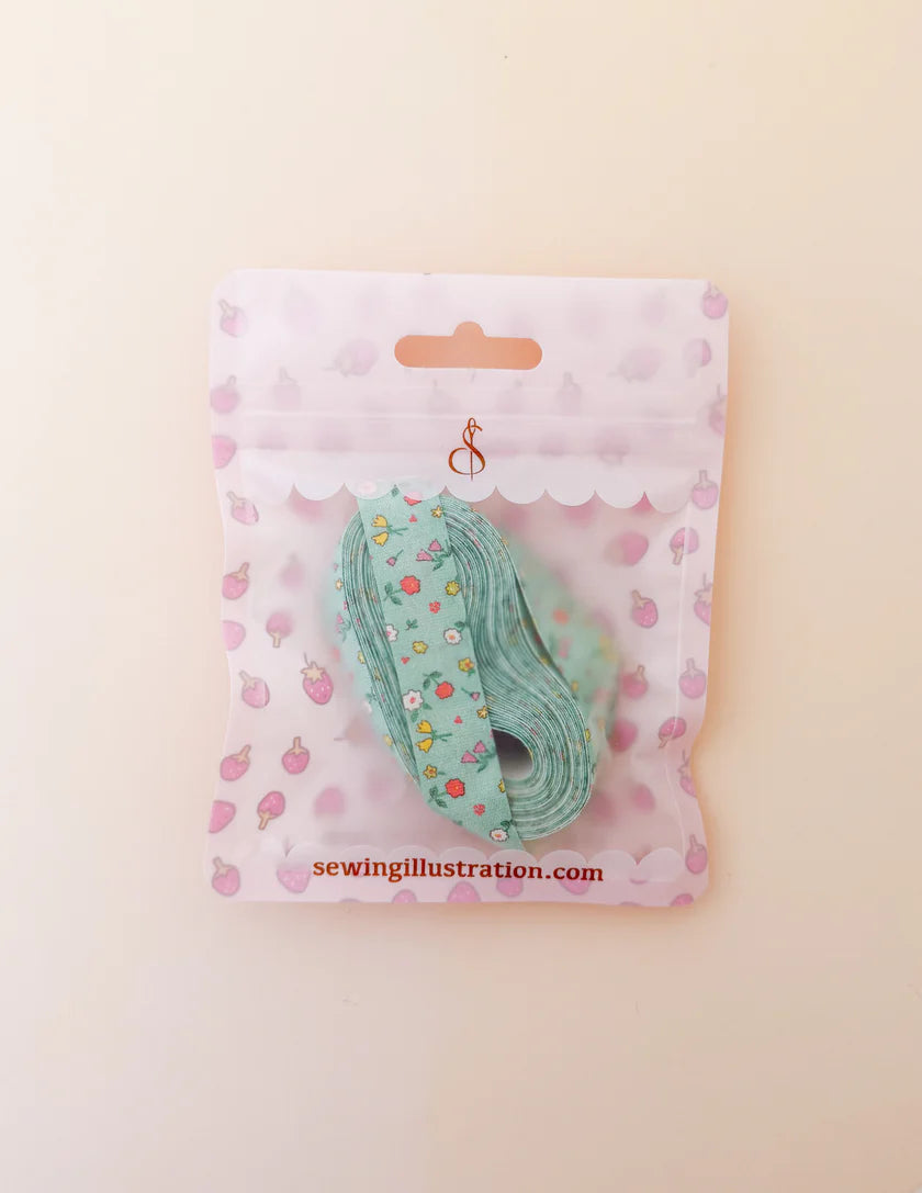5yd Cotton Ribbon- Sweet Mint, by Sewing Illustration
