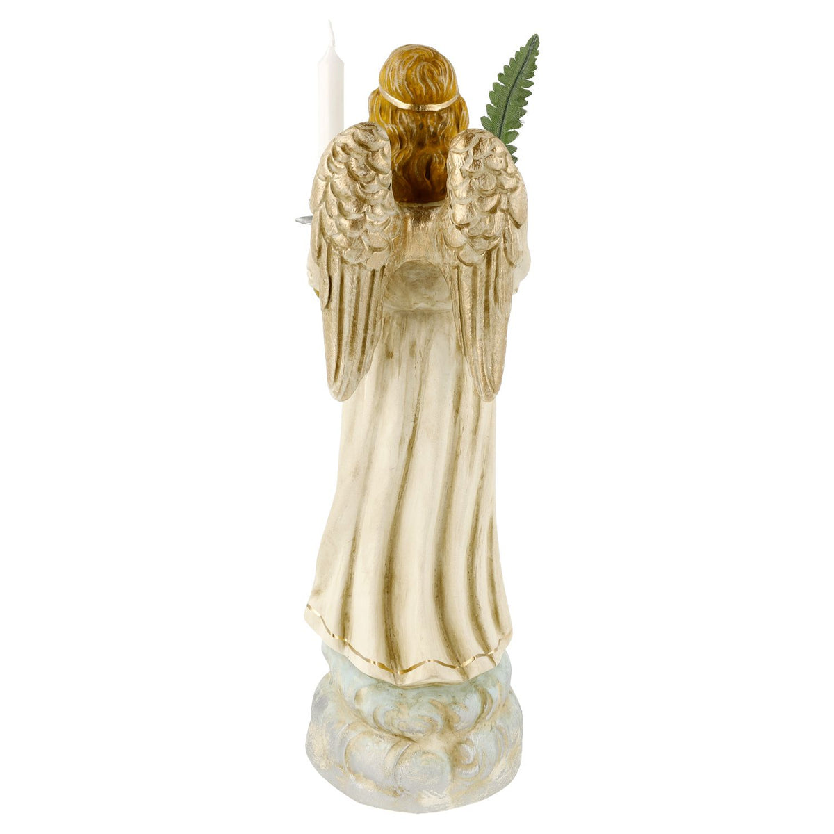 Marolin Christmas Ornament {Lg Angel with Candle, in keepsake box}