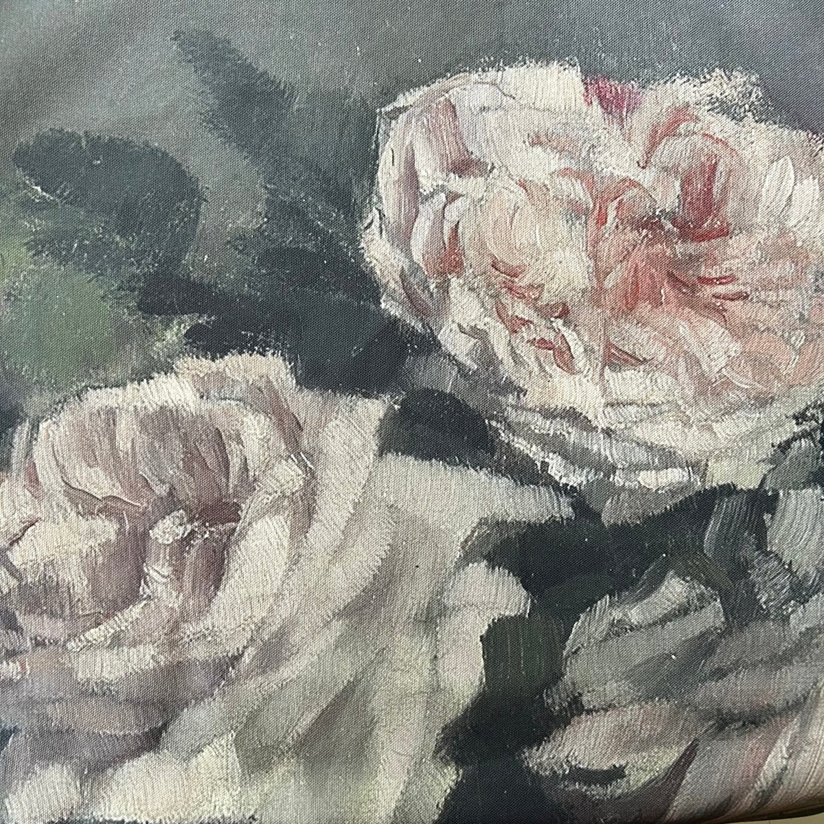 Stitch & Fable Vintage Art Textile Panel ~ {Old Roses}
