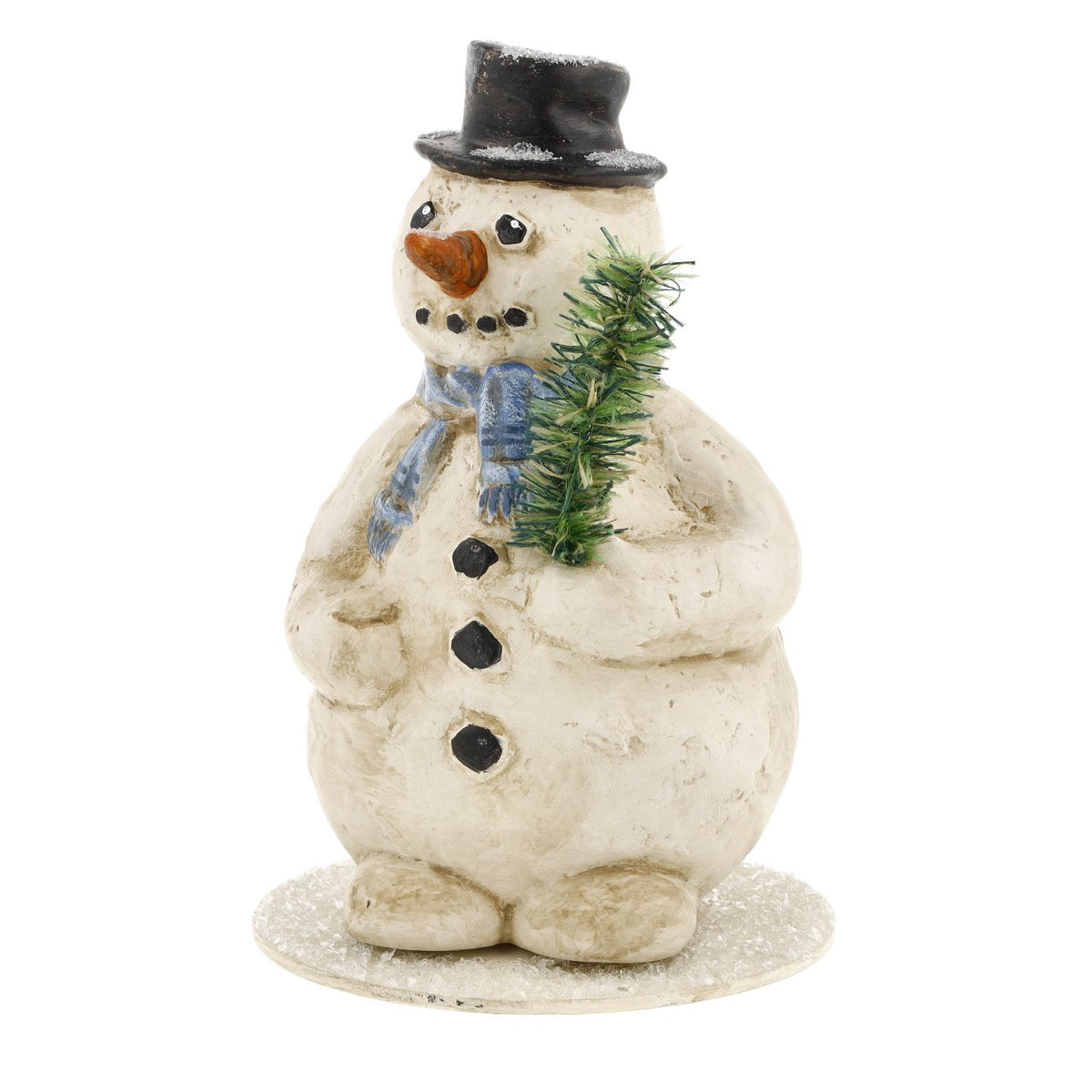 Marolin Christmas Ornament {Snowman with blue scarf}