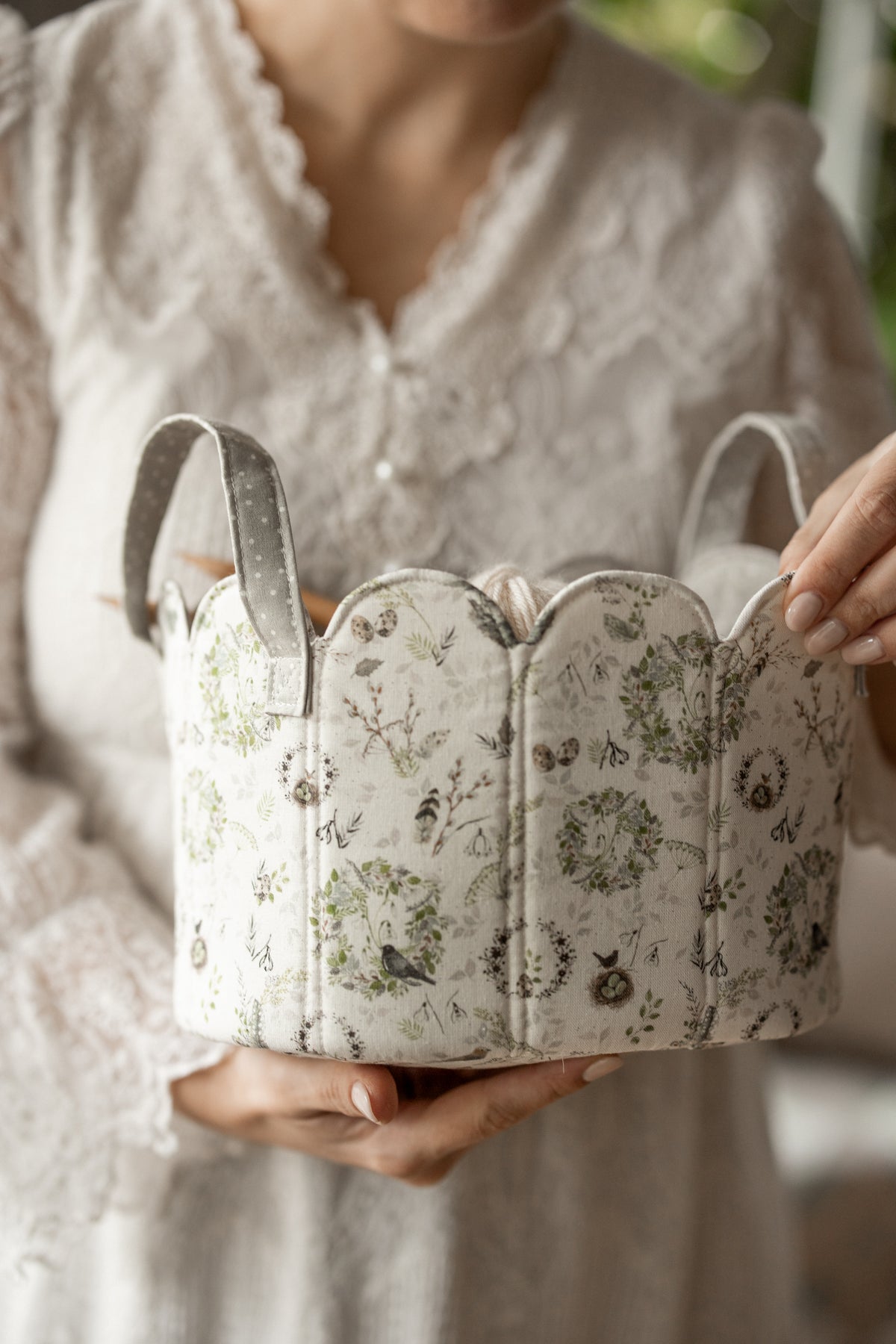 Acufactum Beloved Home KIT {Scalloped Basket KIT}