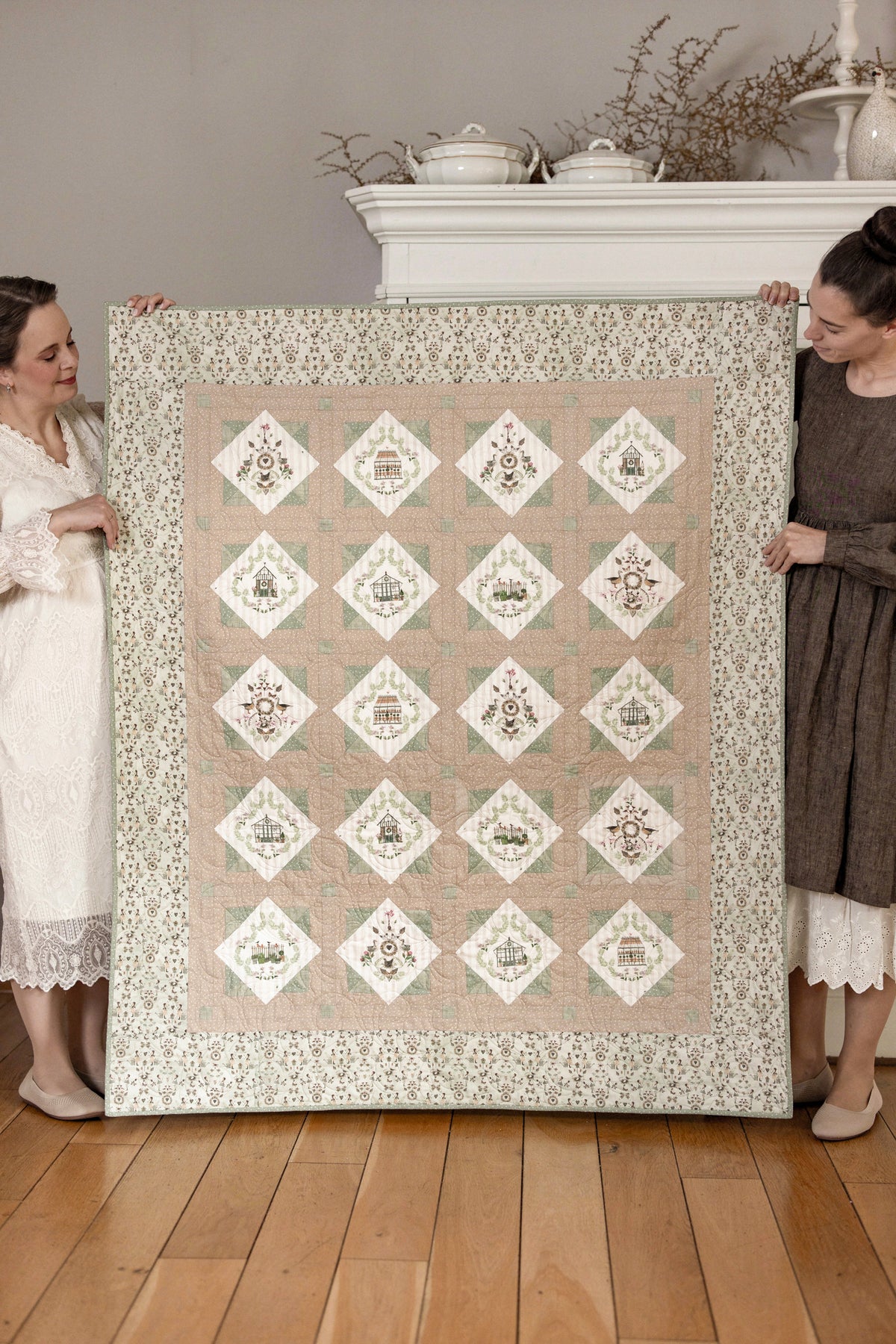 Acufactum Beloved Home KIT {Garden Lattice Quilt}