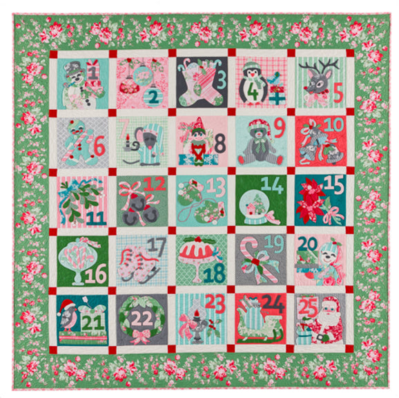25 Days Until Quilt PATTERN by The Vintage Spool