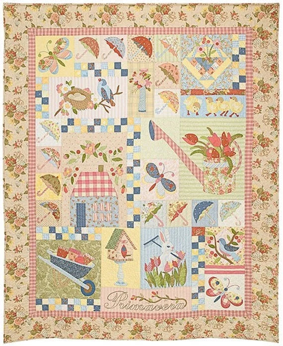 Prima Vera Quilt PATTERN by The Vintage Spool