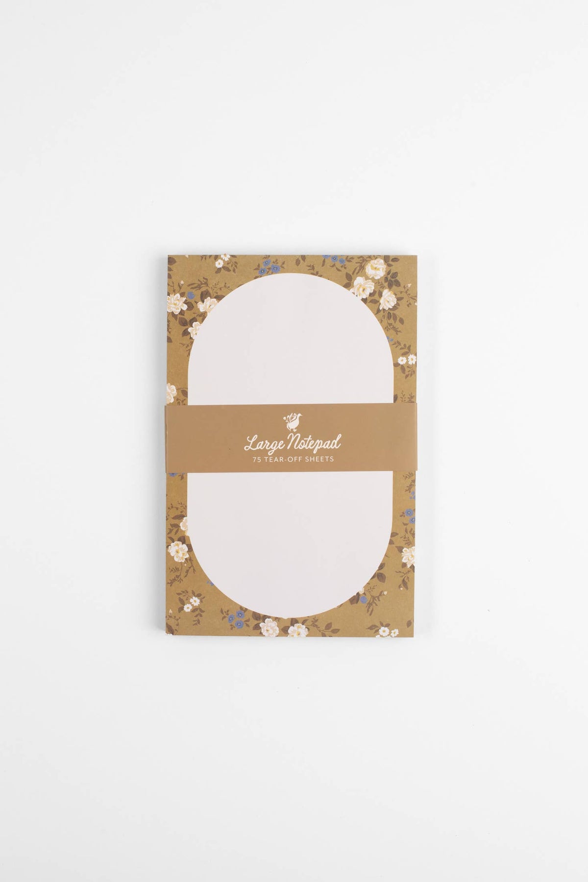 Blossom Large Notepad - Gold Floral
