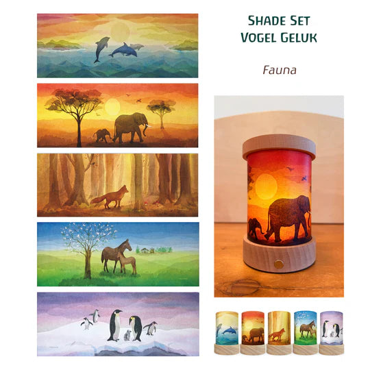 Toverlux Lantern Shades Vogel Geluk - Fauna