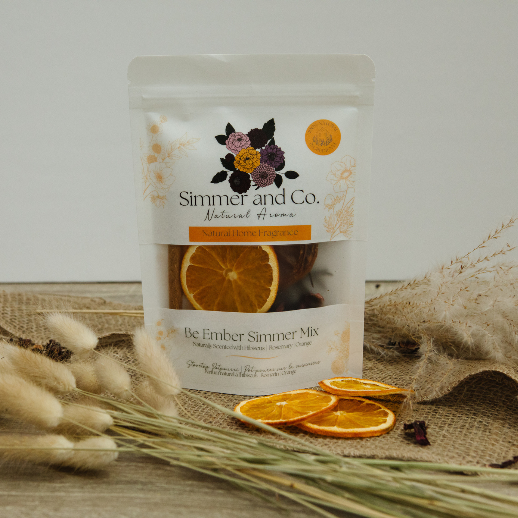 simmer pot mixes Be Ember Simmer Pot Mix, Natural Autumn Citrus Spice Aroma