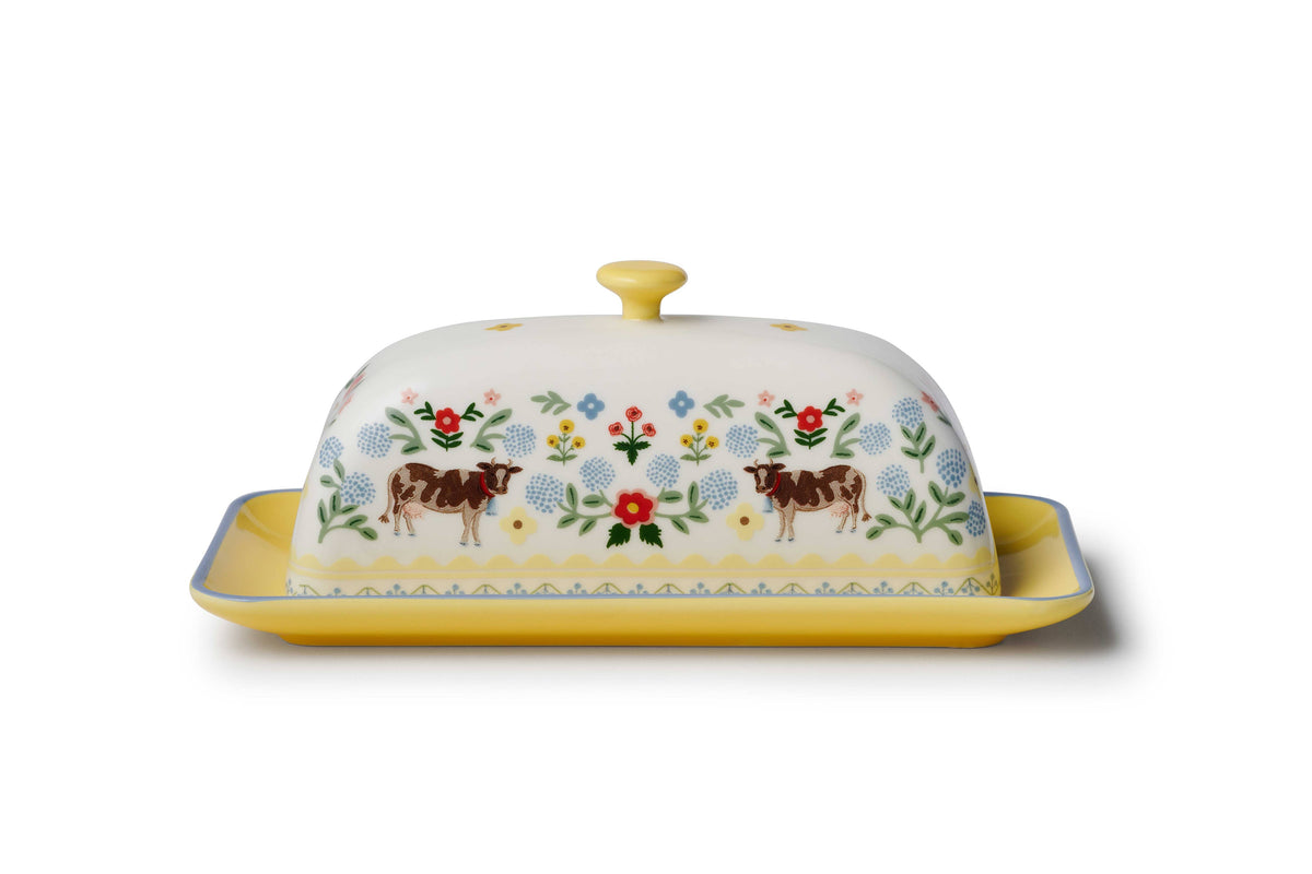 Home Sweet Home Porcelain Butter Dish
