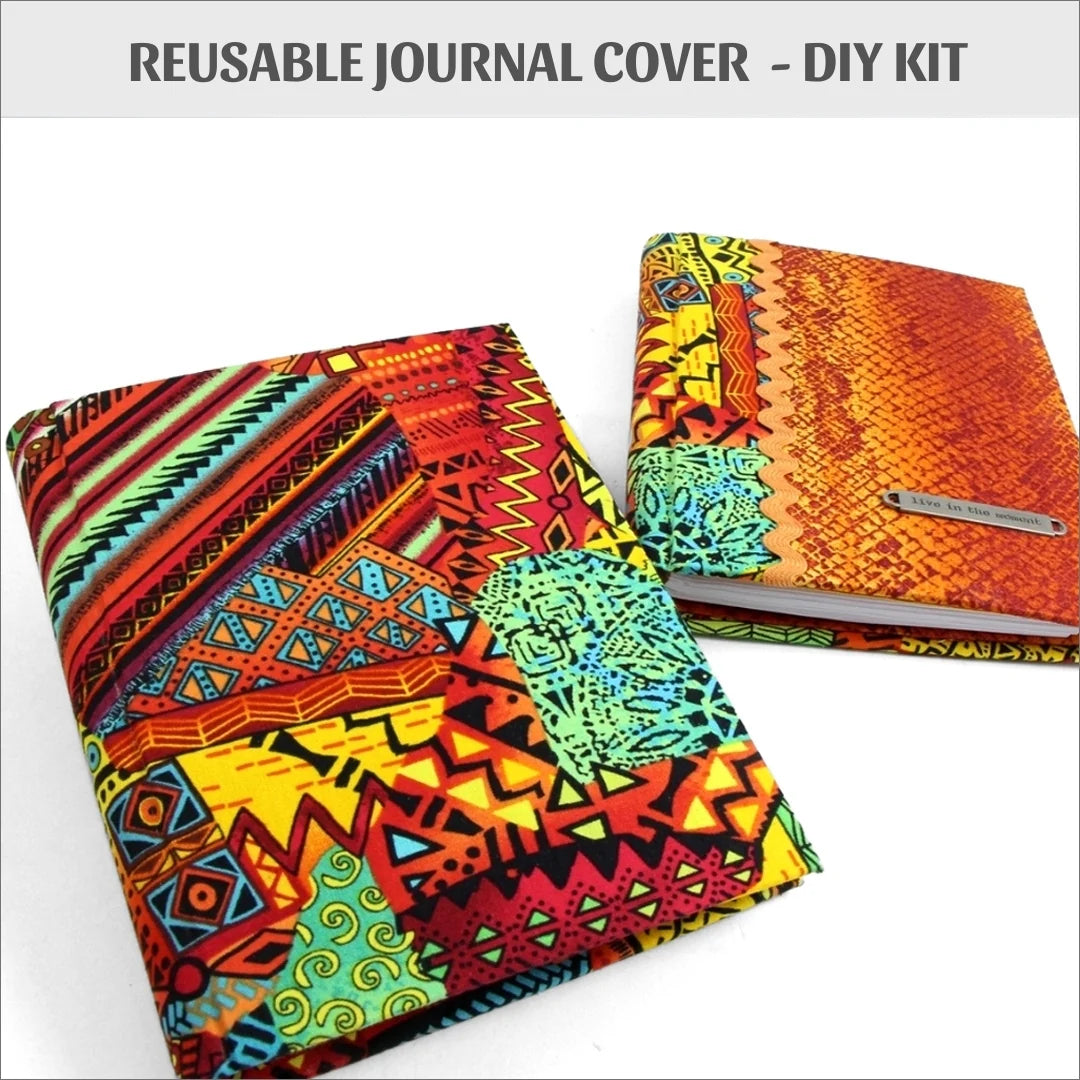 Cartonnage {Colorway Arts} "Reusable Fabric Journal Cover"
