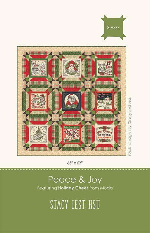 Peace and Joy Quilt KIT made with Holiday Cheer by Stacy Hsu