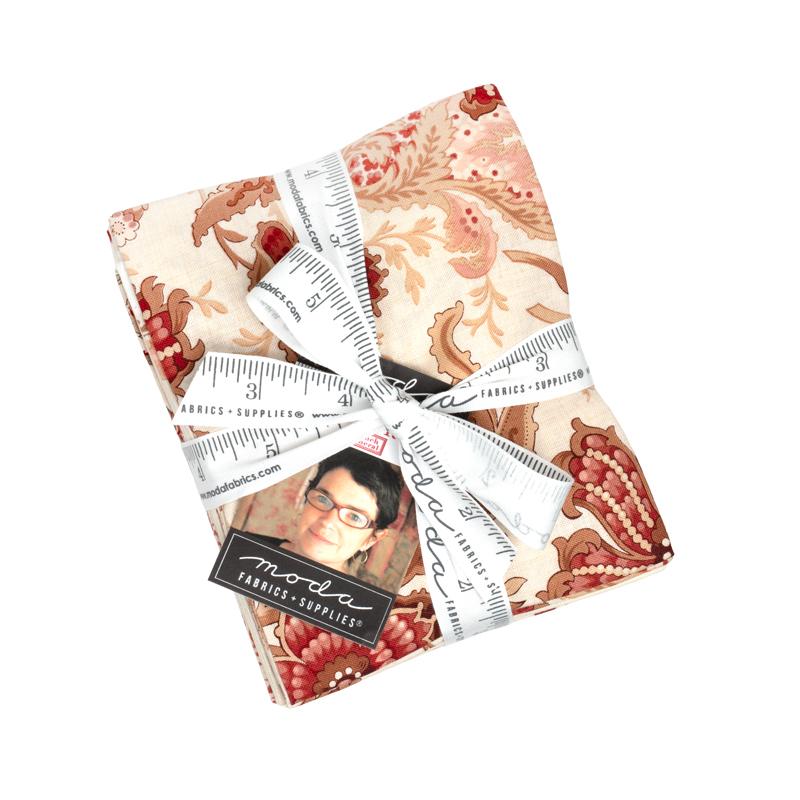 French General Le Jardin Rouge Fat Quarter Bundle (40 Pieces)