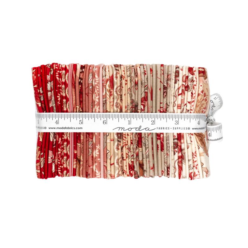 French General Le Jardin Rouge Fat Quarter Bundle (40 Pieces)