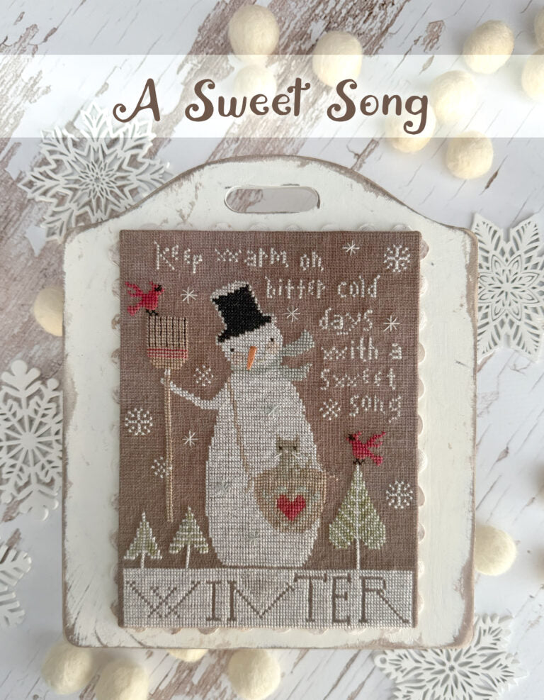 Hello Winter -9 designs- FULL COLOR, by Teresa Kogut pattern booklet