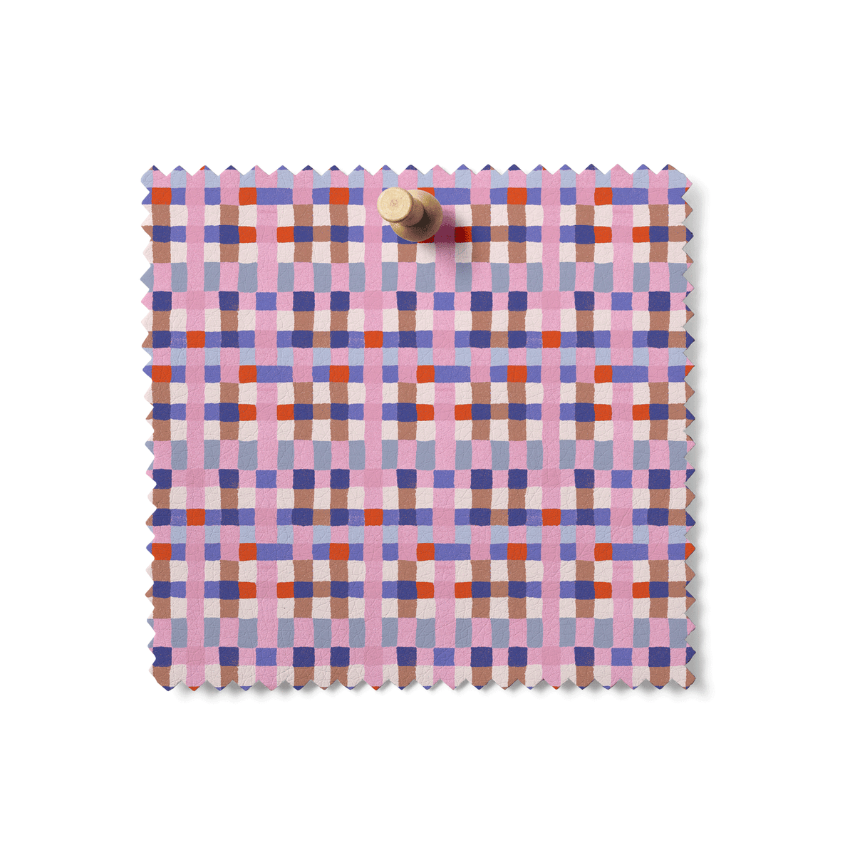 August Ellery Creme de la Crayon: Patchwork Check