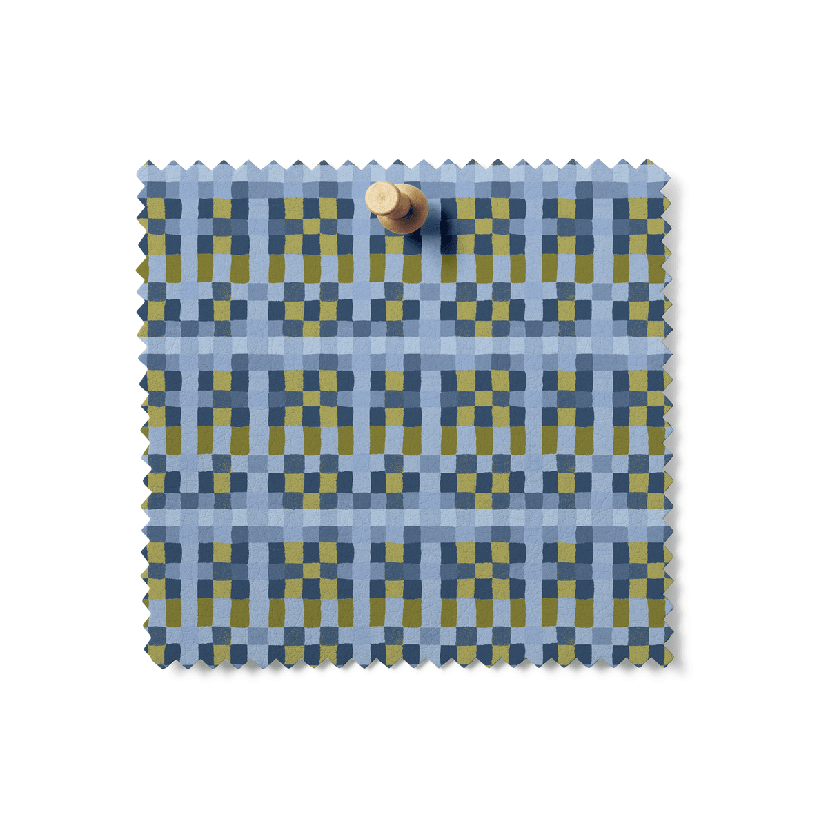 August Ellery Creme de la Crayon: Patchwork Check