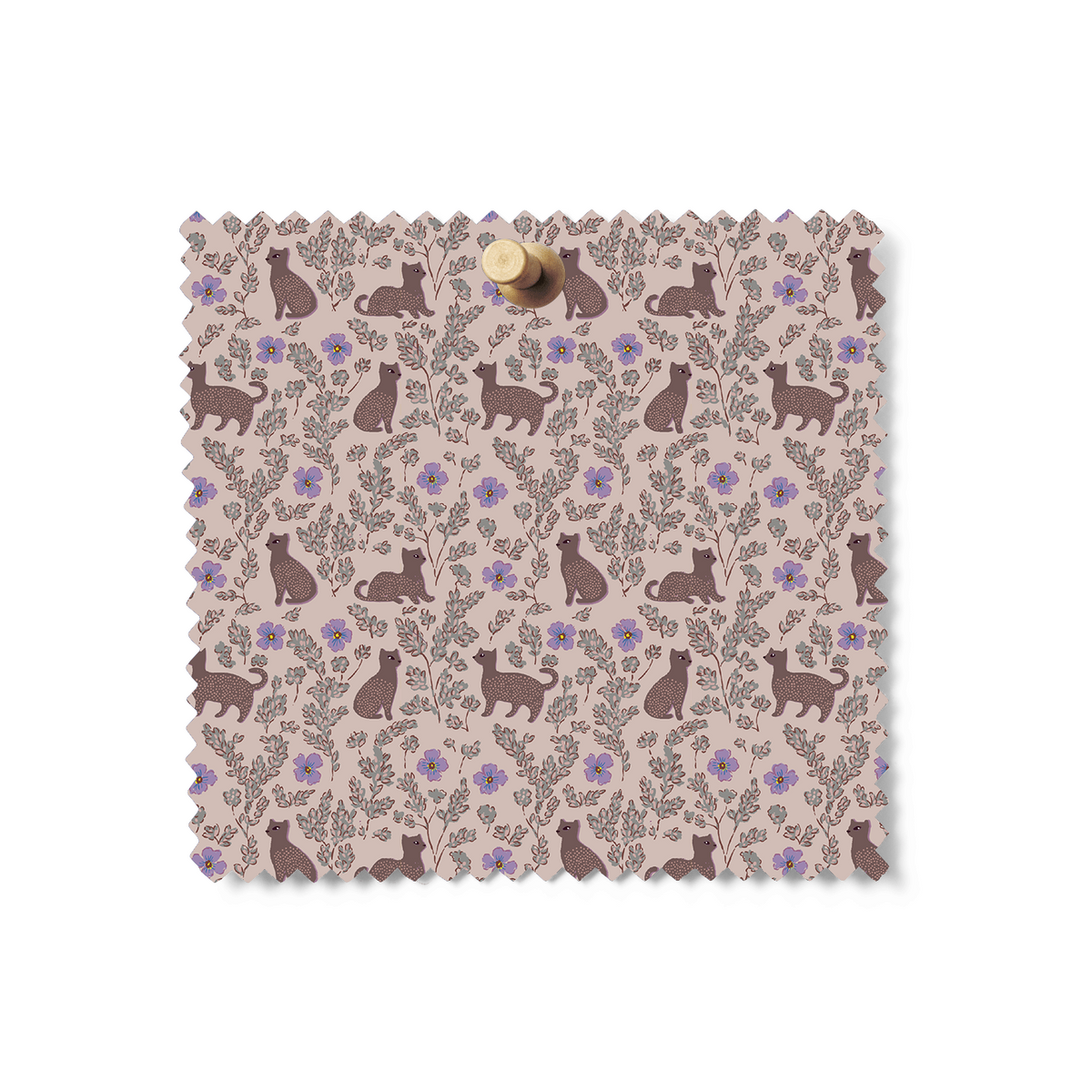 August Ellery Petite Prints: Hedgerow Cats