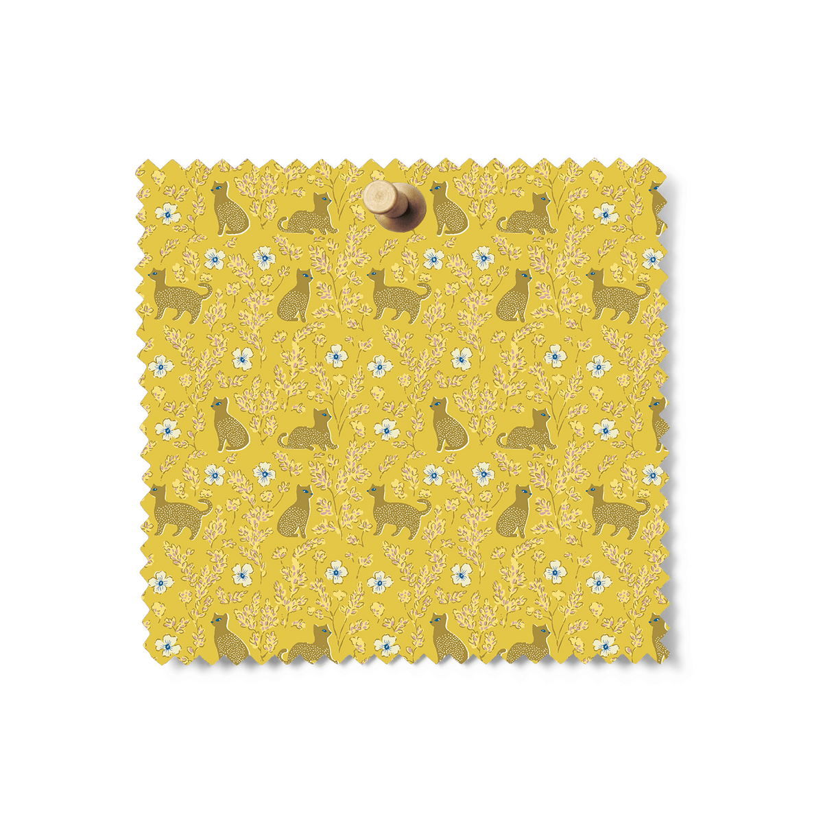 August Ellery Petite Prints: Hedgerow Cats