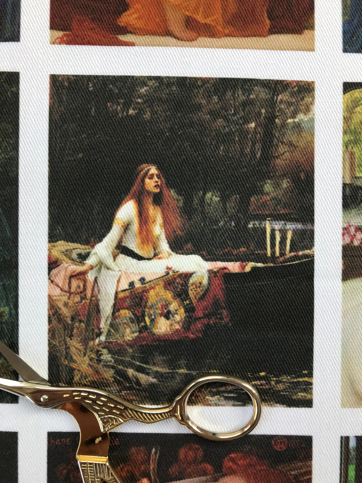 Stitch & Fable Mini Vintage Art Fabric Prints ~ Set of 9 {Pre-Raphaelite}