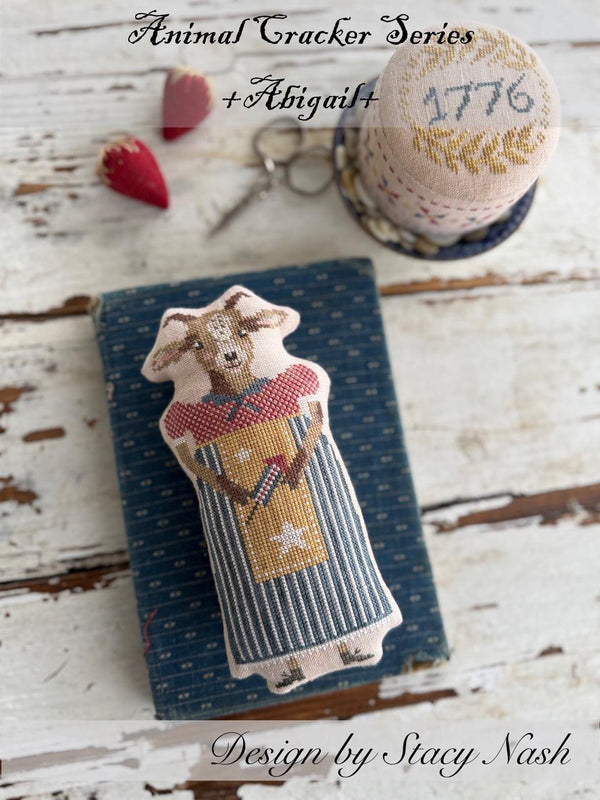 Stacy Nash Animal Crackers Series {Abigail} cross stitch KIT