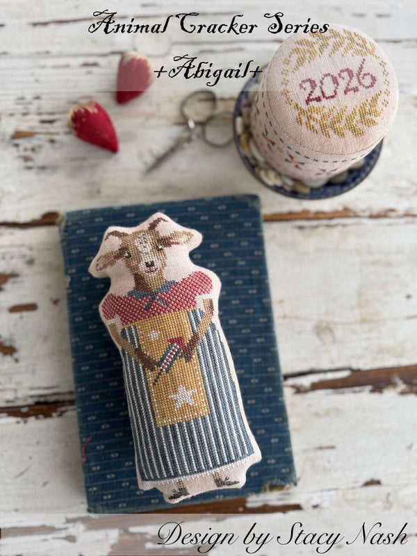 Stacy Nash Animal Crackers Series {Abigail} cross stitch KIT
