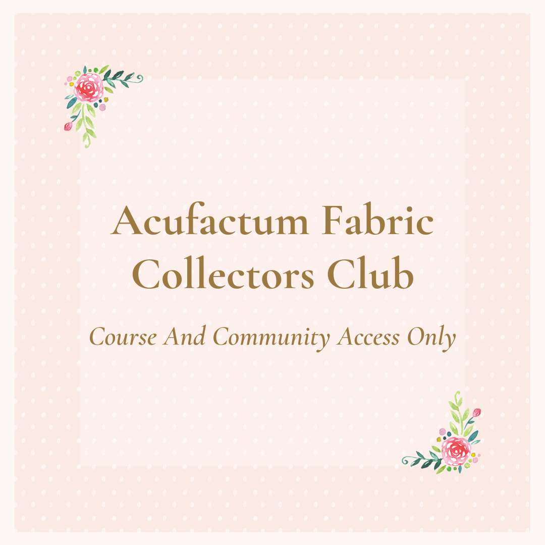 Acufactum Club COURSE AND COMMUNITY ACCESS ONLY