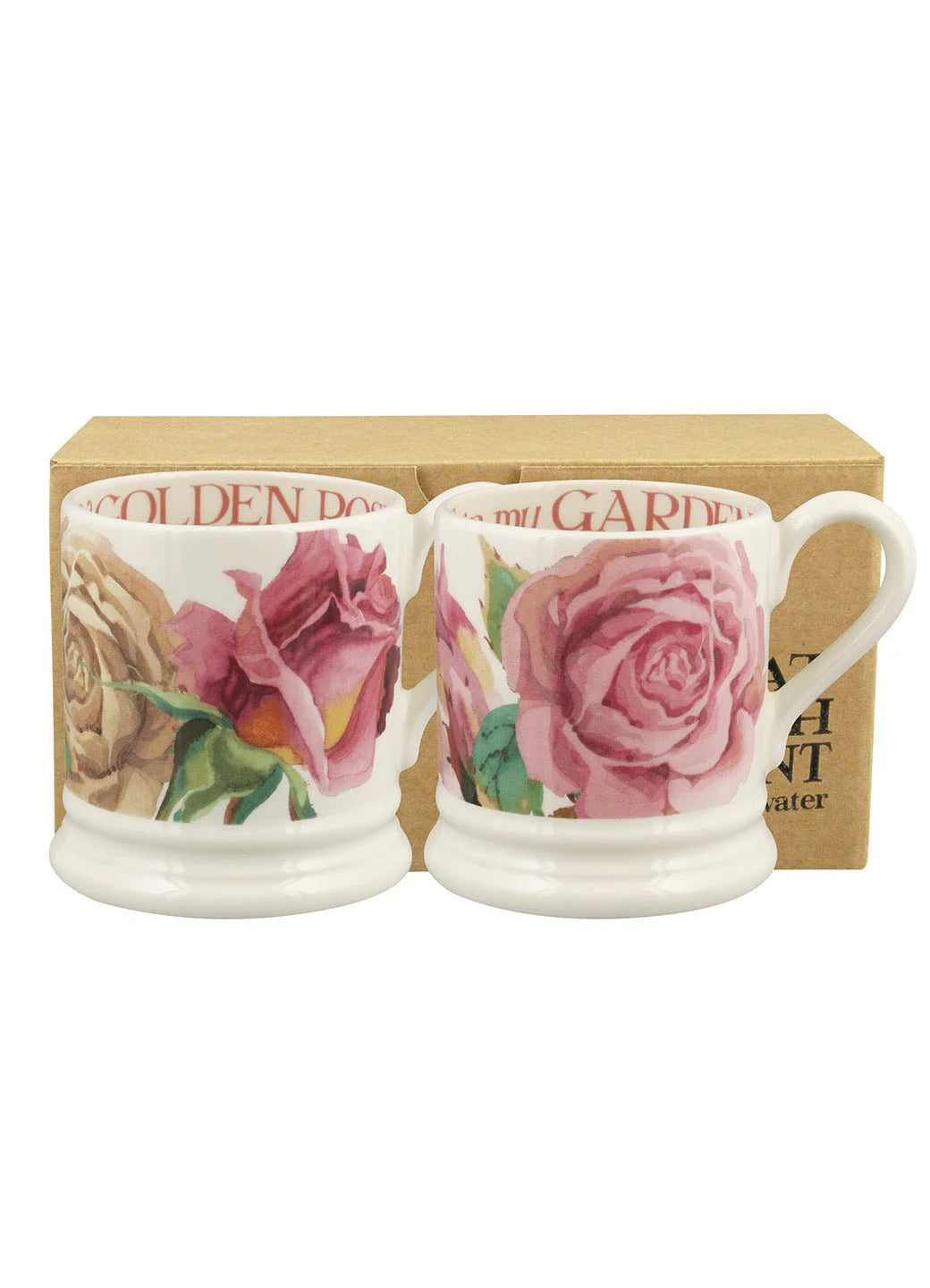 Emma Bridgewater Mug: Roses Set of two 1/2 Pint