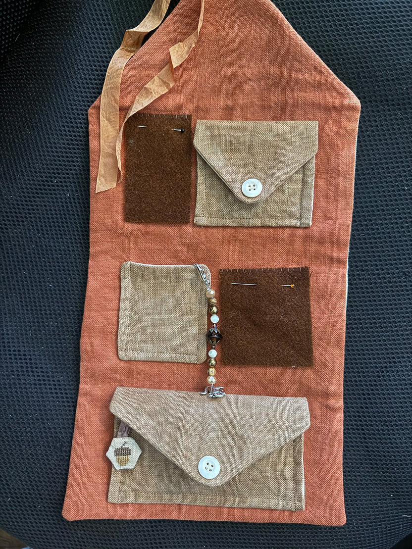 Autumn Sewing Roll Cross Stitch pattern, by Teresa Kogut