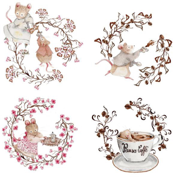 Amiably True Coffee Break {4 panel}