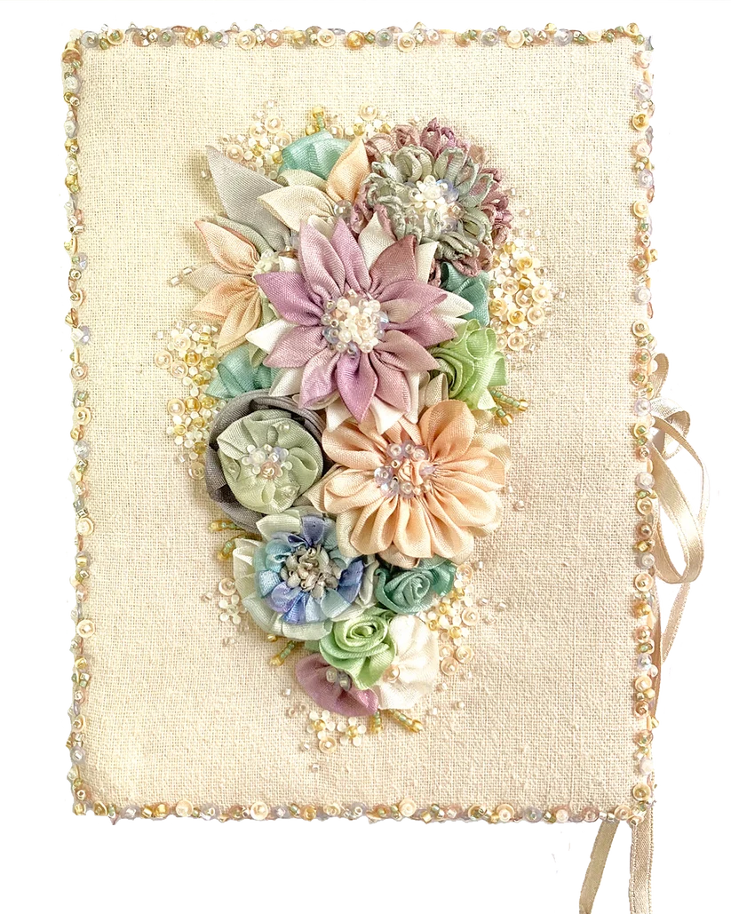 Barley There Flower Therapy Needlebook kit by Mary Jo Hiney Designs