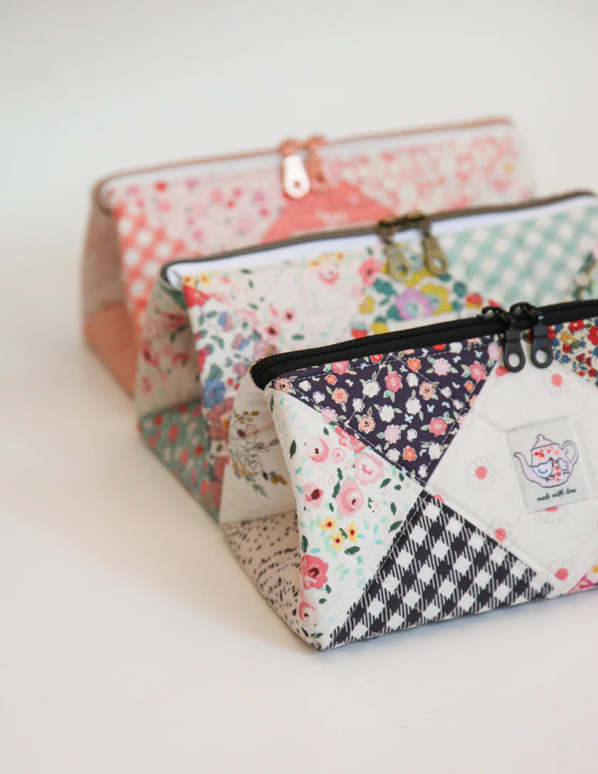 Box It Up Pouch Pattern by Minki Kim Sewing Illustrations