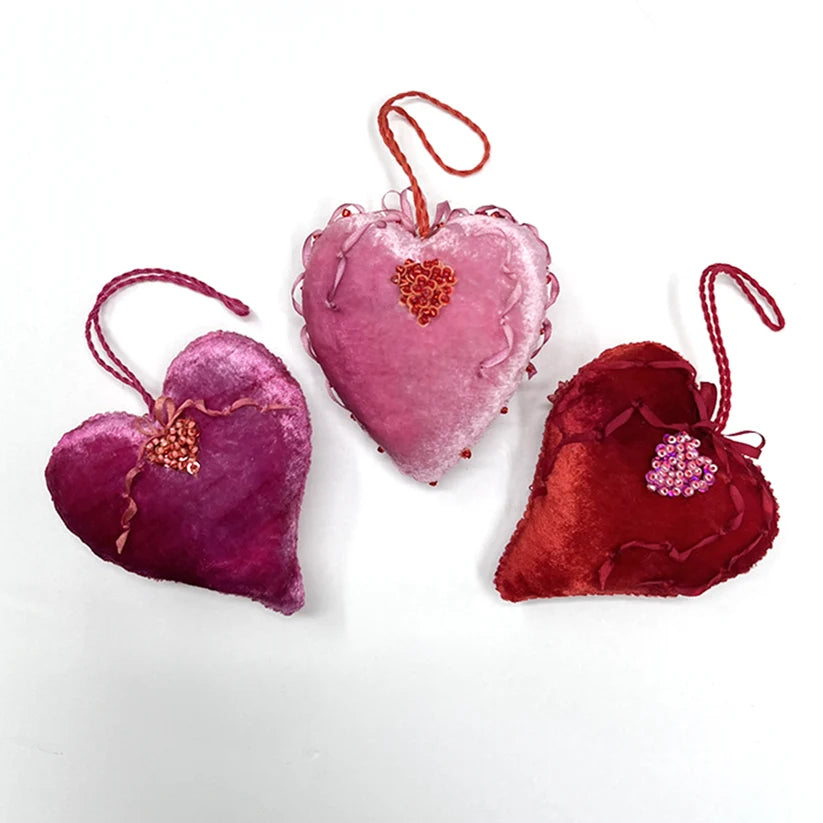 Velvet Heart Kit -Bright Candies- by Mary Jo Hiney Designs