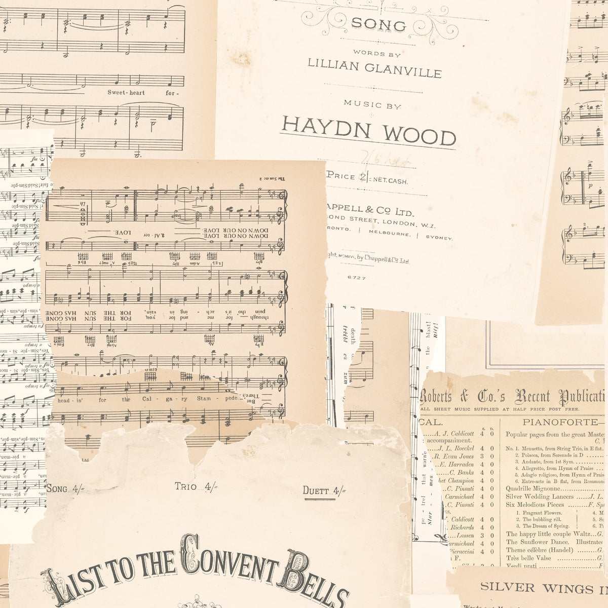 Rose and Violet's Bouquet des Fleurs {Melody Parchment} by Miss Rose and Sister Violet