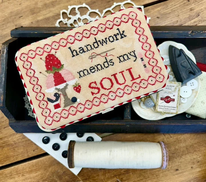 Handwork Mends My Soul, Cross Stitch Pattern by Buttermilk Basin