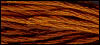 Twisted orange cotton yarn with a rich texture, ideal for knitting and crafting projects.
