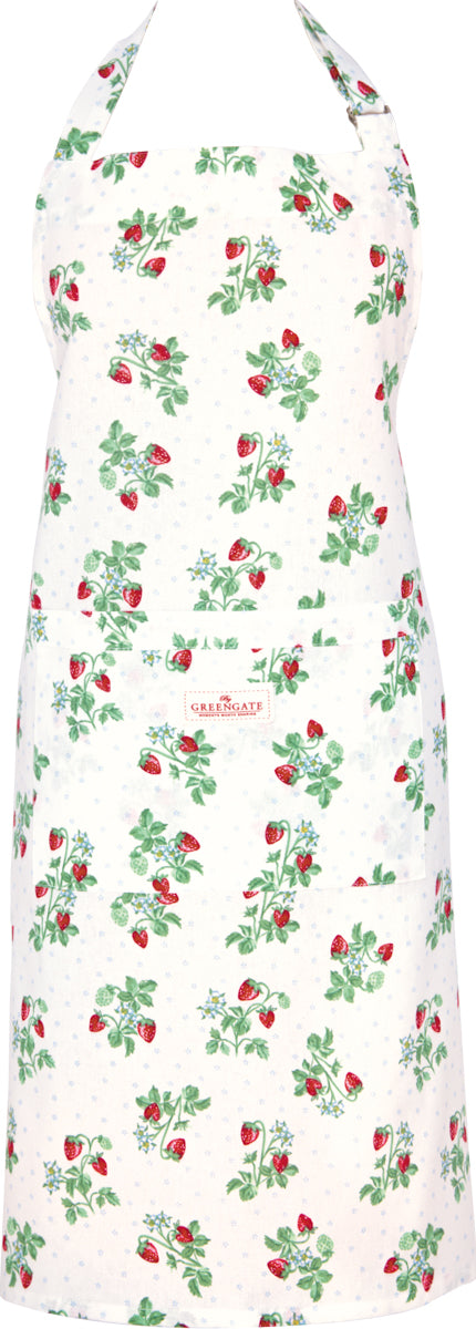 GreenGate Apron Berry White