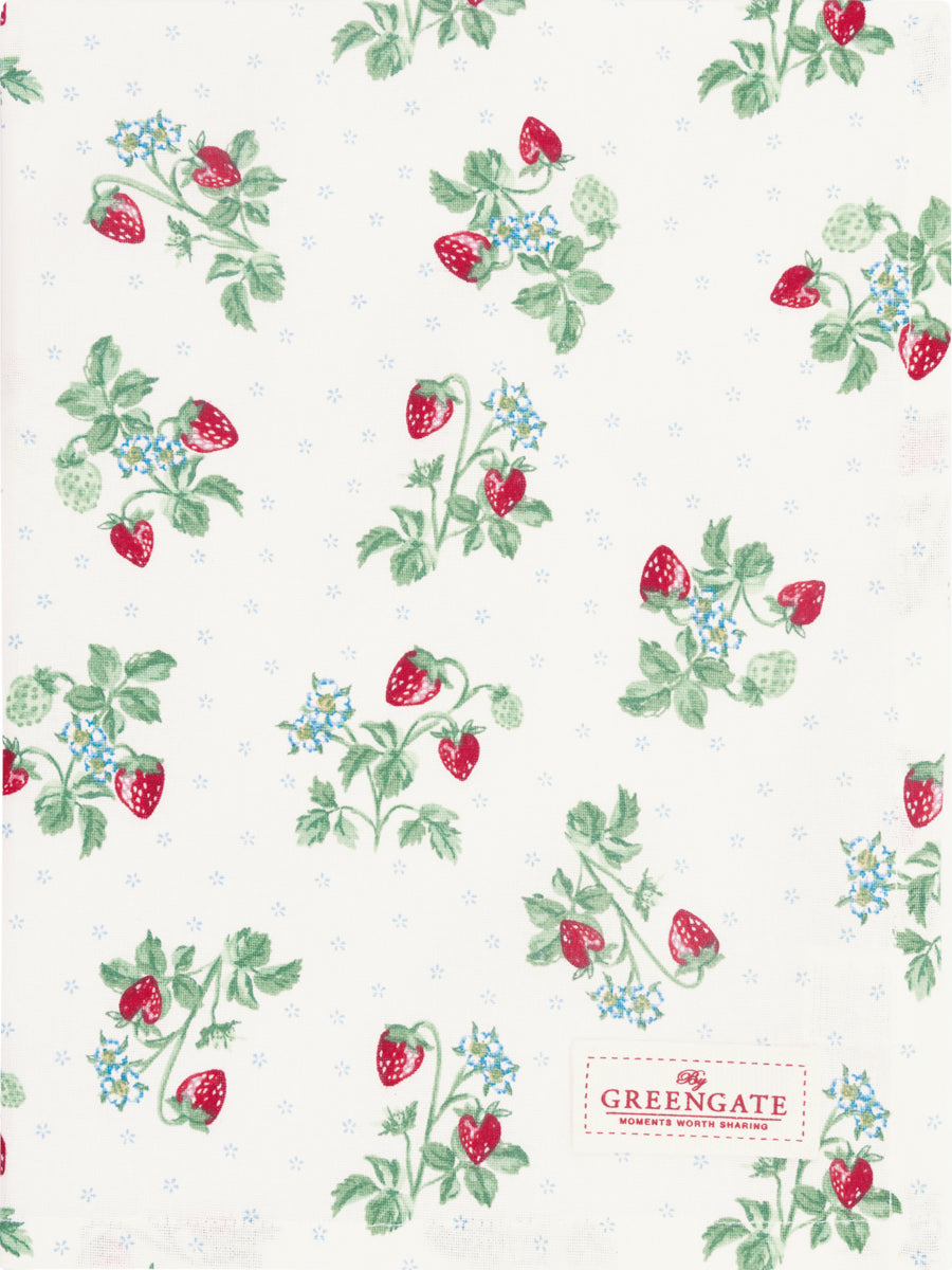 GreenGate Tea Towel Berry White
