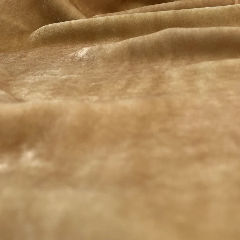 Hand Dyed Silk Velvet, Cafe Au Lait, by Mary Jo Hiney Designs