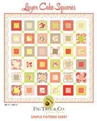 Layer Cake Squares by Fig Tree Paper PATTERN