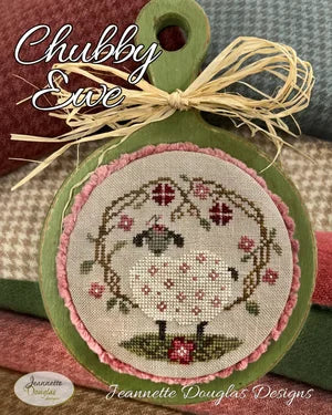 Chubby Ewe Cross stitch pattern by Jeannette Douglas Designs
