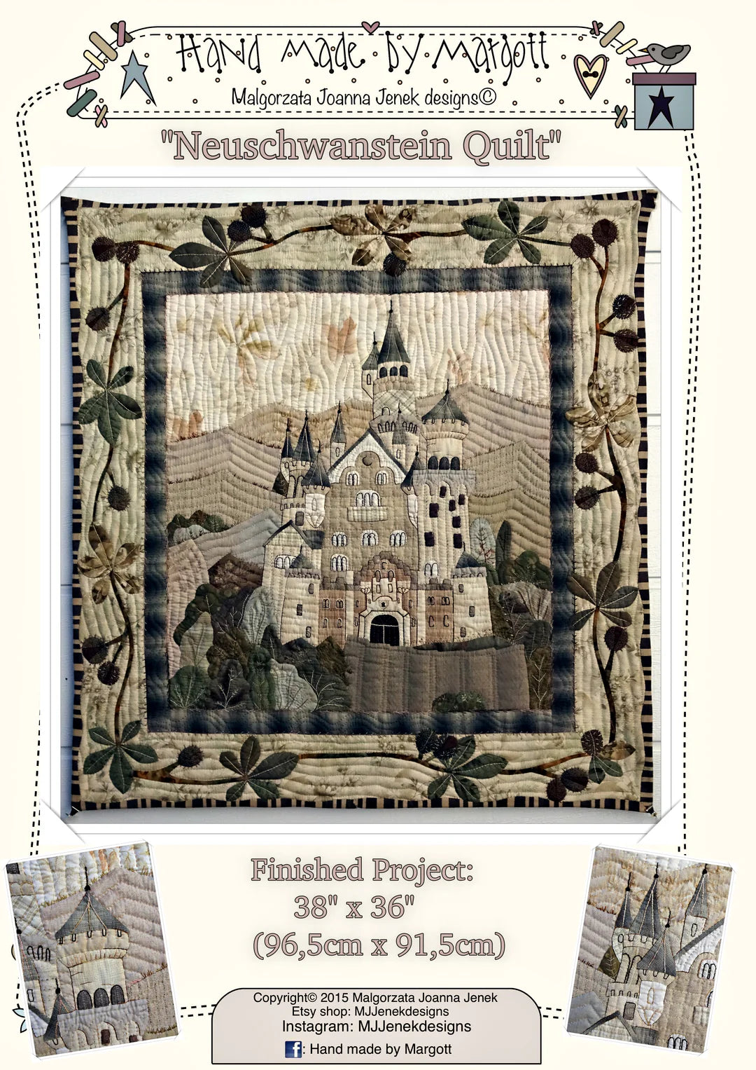 Neuschwanstein Quilt Pattern