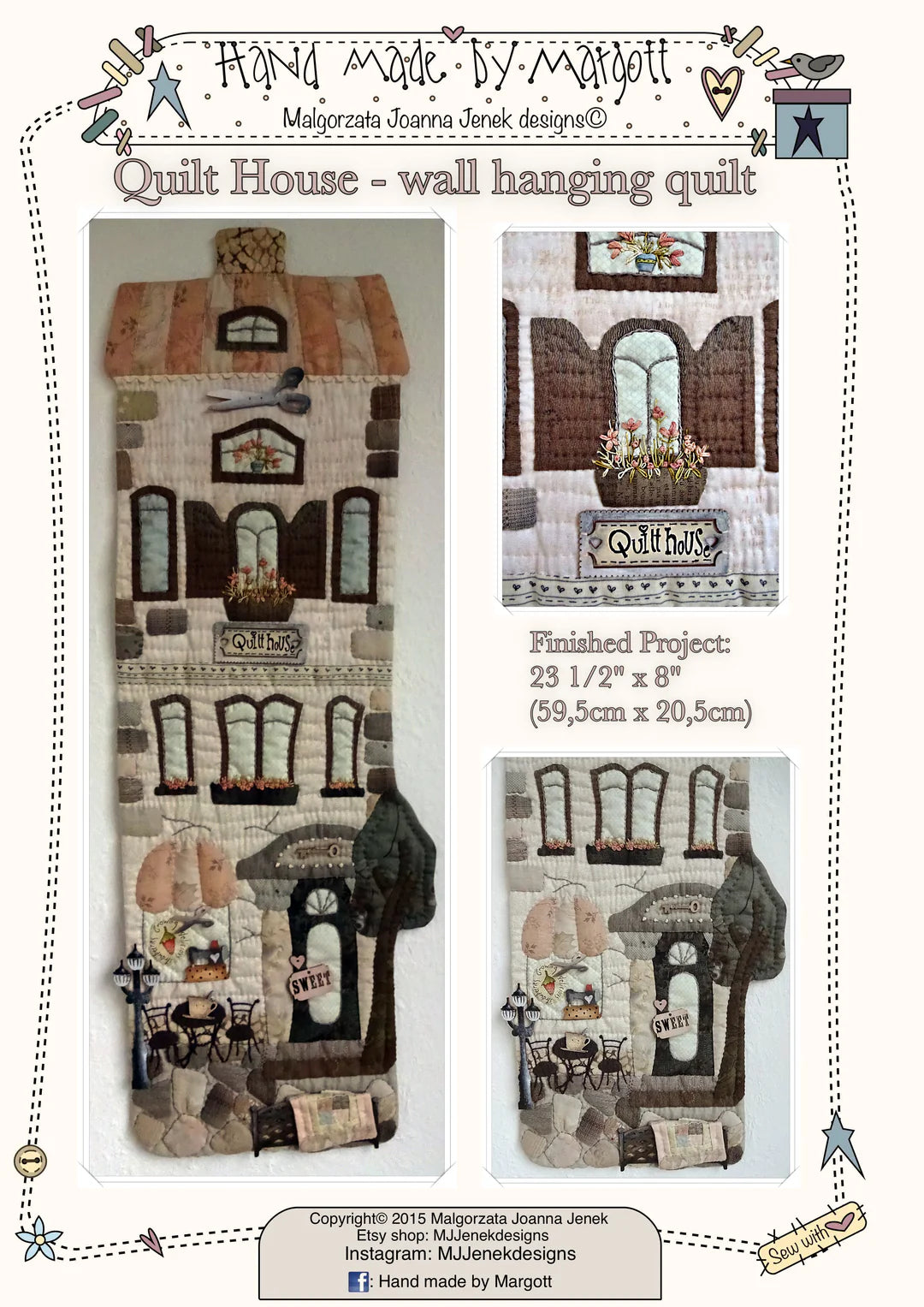 Quilt House Wall Hanging Pattern