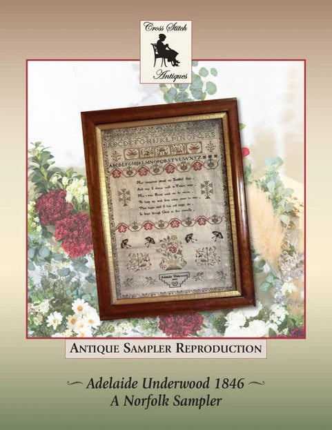 Cross Stitch Antiques Adelaide Underwood 1846